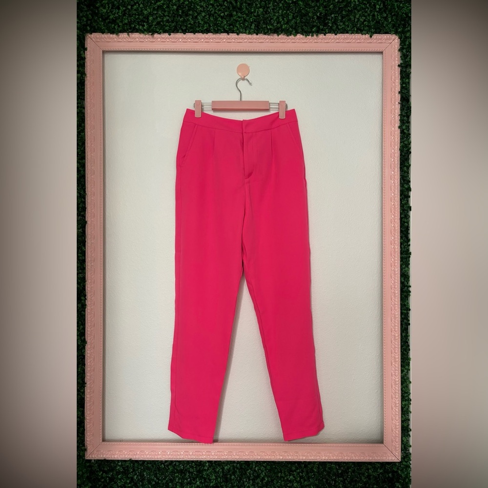 NWT - PrettyLittleThing pink slacks - size 6